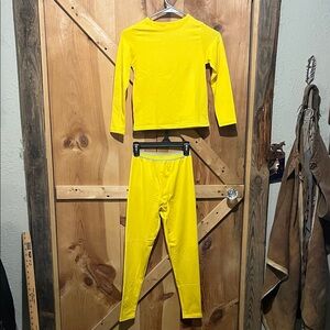 Vibrant Yellow Kids Thermal Set